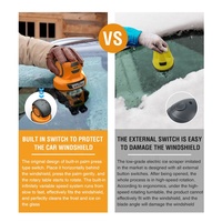 Nouveau design Mini grattoir à glace multifonction USB grattoir à glace électrique pour voiture hiver grattoir à neige