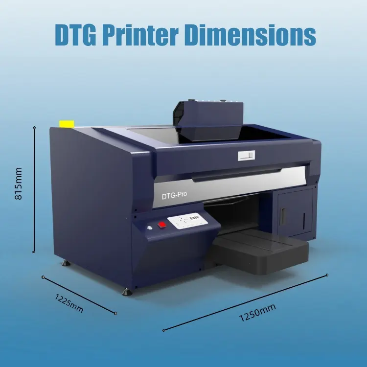 2024 ขายร้อนขนาดใหญ่ผ้าพิมพ์เครื่องผ้าดิจิตอลเครื่องพิมพ์ dtg เครื่องพิมพ์ T เสื้อ A3