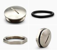 Bouchons d'étanchéité en laiton nickelé de 12 mm, 16 mm, 18 mm, 20 mm, 25 mm, 32 mm pour boîte de jonction, réutilisables, à vis, indice de protection IP68