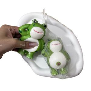 Estatuilla de plástico de rana mágica para aliviar el estrés, muñeca bonita, juguete para apretar para niños de 5 a 7 años, sensación de Internet - Product Image 5