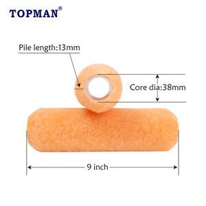 TOPMAN Industrial/DIY Grade 9 pouces peinture synthétique <span class=keywords><strong>Runner</strong></span> <span class=keywords><strong>Pro</strong></span> Roller Cover Cage Frame OEM pris en charge - Product Image 2