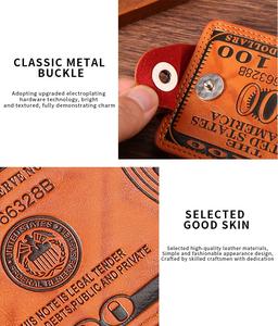 Мужской бумажник из ПУ кожи с пуговицей - Product Image 6