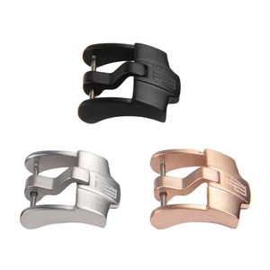 Cierre de reloj de metal negro oro rosa 18mm 20mm 22mm 24mm hebilla de reloj de acero inoxidable para correa Audemars Piguet - Product Image 3