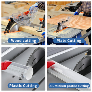 Scie à table pliante 255 mm 2000 W, machine à travailler le bois, haute précision, moteur horizontal 220 V pour couper le bois, l'aluminium, le PVC, le plastique - Product Image 2