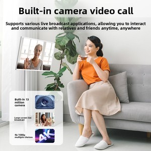 32-inch di chuyển thông minh Màn hình LED máy chiếu không dây để phát sóng trực tiếp trên tiktok và TV di động máy Bestie Trắng - Product Image 2