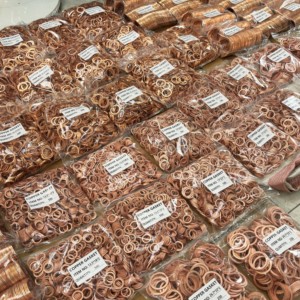 Cfnak chấp nhận tùy chỉnh đồng máy giặt Gasket O-ring ủ Đồng con dấu Gasket - Product Image 6