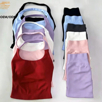 Ensemble de sport 2 pièces réversible pour femme : haut dos nu à licou et short taille haute sans couture, ultra-extensible et respirant – Tenue de gym
