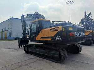 Excavadora HYUNDAI HX220HD usada de alto rendimiento, precio bajo, motor de oruga diésel medio, componentes de núcleo PLC a la venta - Product Image 3