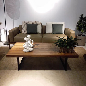 Sống cạnh tấm gỗ lớn tự nhiên tấm gỗ tùy chỉnh sang trọng rắn Nam Mỹ Walnut sống cạnh bàn cà phê - Product Image 4