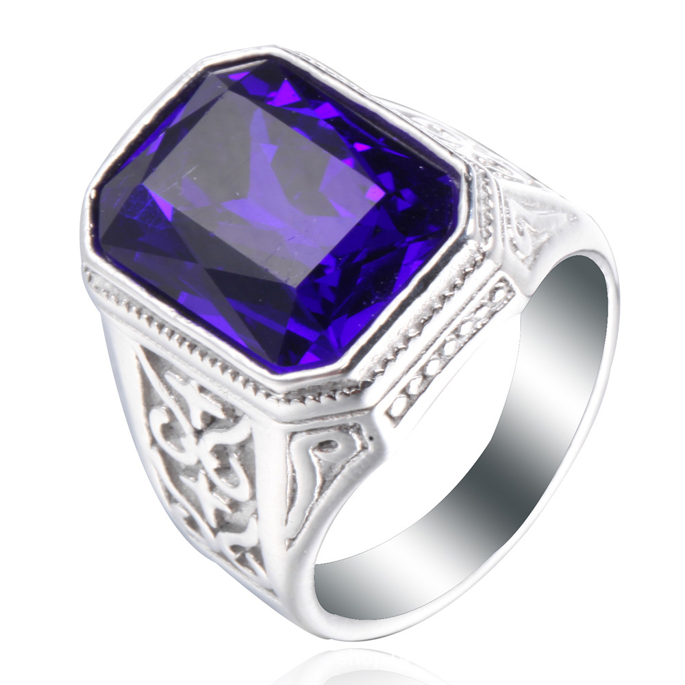 ฐานสีเงิน น้ำเงินแซฟไฟร์เข้ม