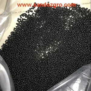Plunger lubricant oil shot beads