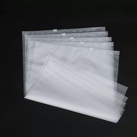 Sac à fermeture éclair transparent pour vêtements, sac d'emballage pour vêtements, sac givré, pochette auto-scellante, impression de logo autorisée