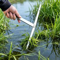 Grand couteau en acier inoxydable pour plantes aquatiques, couteau d'ancrage pour plantes aquatiques