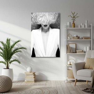 Dipinti Ritrattuali e Murales per Arredamento Interno Soggiorno con Intricati Motivi Murali - Product Image 2