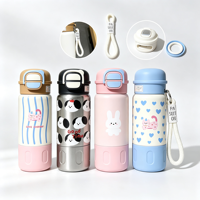 Thermos isotherme à double paroi en acier inoxydable 304, avec couvercle torsadé, finition mate, portable, réutilisable, marque privée