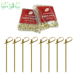 Palillos de Bambú con Forma de Flor, Palillos Decorativos Desechables para Frutas, Aperitivos, Cócteles, Bufés, Catering y Suministros para Fiestas - Product Image 2