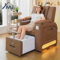 Fauteuil de pédicure moderne électrique avec télécommande pour salon de manucure et spa