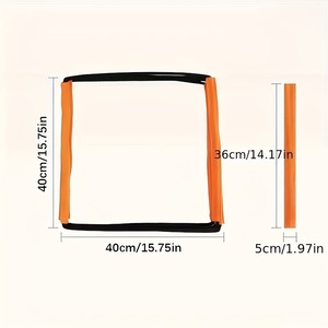 Échelle d'agilité 2 en 1 <span class=keywords><strong>pour</strong></span> l'entraînement au <span class=keywords><strong>football</strong></span>, échelle de saut, équipement de <span class=keywords><strong>football</strong></span> <span class=keywords><strong>pour</strong></span> la vitesse, la coordination et la technique de jeu au pied - Product Image 6