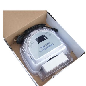 Lámpara de uñas LED recargable de 64W, Máquina secadora de uñas UV de alta potencia inalámbrica, enchufe USB/UE inalámbrico para uso en el hogar o en el salón - Product Image 1