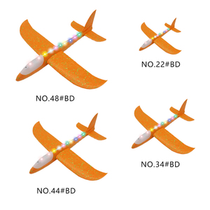 Máy bay đồ chơi bằng xốp LED, máy bay ném xa 17,5 inch, chế độ bay bằng quán tính, mô hình máy bay, đồ chơi máy bay bằng xốp thể thao ngoài trời - Product Image 4