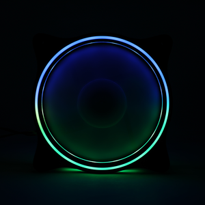 120mm RGB argb năng lượng mặt trời Eclipse trường hợp máy tính Fan cố định dòng chảy màu cho <span class=keywords><strong>CPU</strong></span> <span class=keywords><strong>Cooler</strong></span> PC chơi Game làm mát không khí nhựa tản nhiệt vật liệu - Product Image 4