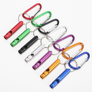 Silbato de Aleación de Aluminio con Llavero para Supervivencia al Aire Libre, Tamaño <span class=keywords><strong>Mini</strong></span>, Kit de Equipo Multifuncional, Regalo de Alta Calidad - Product Image 2