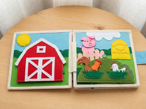 Jouets éducatifs en feutre inspirés de Montessori pour l'apprentissage préscolaire, les compétences sensorielles, l'éducation des enfants de 3 à 6 ans, garçons et filles - Product Image 2