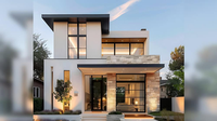 Maison de rêve de luxe en acier léger personnalisé de qualité Villa en acier léger Maison préfabriquée Conception libre