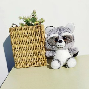 Etiqueta privada mapache peluche zoológico Animal juguetes al por mayor barato lindo logotipo personalizado niños suave juguete de peluche mapache - Product Image 2