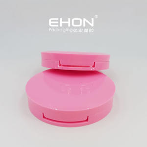 Prix raisonnable Glitter Plastique Injection Couleur Timbre À Chaud Imprimé Cosmétique Poudre Pressée Cas Miroir Qualité Boîtes En Plastique - Product Image 4