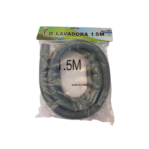 T.D. Tubo di scarico da 1,5 m per lavatrice, prodotto in Cina, 6 pezzi - Product Image 2