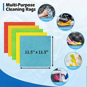 Rotoli di Asciugamani in Microfibra Multiuso, Panni Usa e Getta per Pulizia Auto, Cucina, Lavaggio Piatti, Stracci Riutilizzabili ad Asciugatura Rapida - Product Image 2