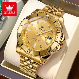 9809 Men's Watch Luxury Fashion Date Quartz Watch For Men Stainless Steel Original Waterproof Business Male <b>Hand</b> <b>Clock</b> - Product Image 1
