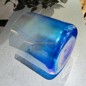 Q're Color transparente Azul Cósmico Claro Cristal de cuarzo Cuenco para cantar Instrumentos de curación de sonido Cuenco para cantar - Product Image 4