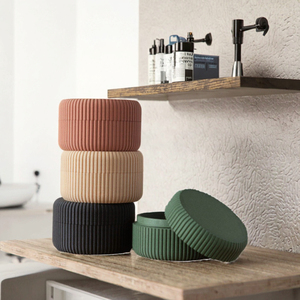 Portasapone portatile a tenuta stagna 1 confezione con coperchio per viaggi in palestra in campeggio essenziali per escursioni-doccia e attività all'aperto - Product Image 4