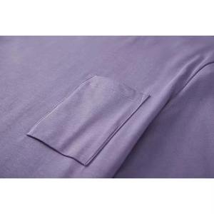 เสื้อยืดผู้ชายคอตตอน 100% ขายส่ง คุณภาพพรีเมียม สไตล์สตรีทแวร์ ลายเรียบ - Product Image 2