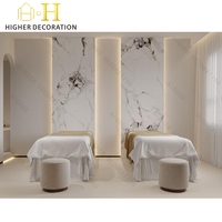 Vitrine de présentation pour magasin de cosmétiques en gros, mobilier de magasin de maquillage, fournitures avec design intérieur personnalisé pour magasin de cosmétiques