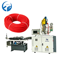 Extrudeuse automatique haute productivité pour la fabrication de mini-tuyaux flexibles en plastique, machine à conduites de câbles électriques