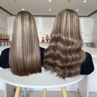 Perruques avant en dentelle sans colle russe perruque de cheveux humains blond naturel Premium non transformés pour les femmes blanches de haut niveau cuticule aligné