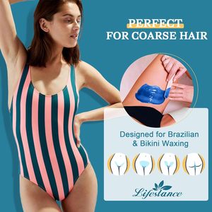 Perlas de Cera Caliente Indoloras Lifestance, Diseño de Logotipo Personalizado, Aroma a Aloe, Leche, Miel, Limón y Jazmín, Cera Depilatoria Dura Sin Resina - Product Image 4