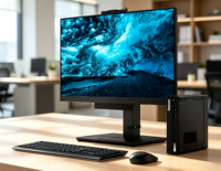 Mini-ordinateur de bureau ThinkCentre M90q Gen 2 Barebone, 11e génération, propre, sans rayures, grade A, testé et fonctionnel
