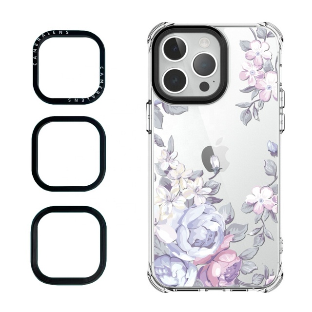 UV Printing Creative Pattern Phone Case Flower Design for iPhone 12 13 14 Pro 15 16 17 Pro Max Customized Logo Print Case