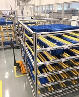 Rail de circulation industriel en PVC et aluminium de bonne qualité avec roues en plastique pour système d'étagères coulissantes – Nouveau rail de circulation pour palettes