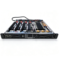 Amplificateur de puissance numérique professionnel 1U Classe-D 4x2500W (DSP), idéal pour les fêtes et les scènes extérieures ; prend en charge l'OEM/ODM.