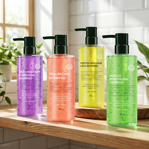 Shampooing sec hydratant et lissant, shampooing antipelliculaire, shampooing anti-chute de <span class=keywords><strong>cheveux</strong></span>, lissant et antipelliculaire - Product Image 1