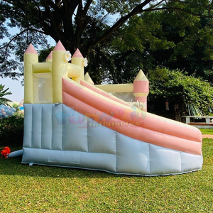 บ้านลมเด็กเล่นในร่มแบบคอมโบพร้อมสไลเดอร์และบ่อบอล - Product Image 6