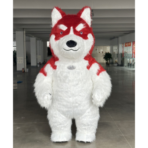 Disfraz <span class=keywords><strong>de</strong></span> Mascota Inflable <span class=keywords><strong>de</strong></span> <span class=keywords><strong>Perro</strong></span> Lobo Husky Rojo <span class=keywords><strong>de</strong></span> Dibujos Animados <span class=keywords><strong>de</strong></span> 2M/2.6M para Cosplay <span class=keywords><strong>de</strong></span> Halloween, Disfraz <span class=keywords><strong>de</strong></span> Personaje <span class=keywords><strong>de</strong></span> <span class=keywords><strong>Anime</strong></span> para Fiestas - Product Image 1