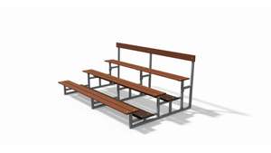 Elegantes asientos ergonómicos blanqueadores para ceremonias en el patio del campus - Product Image 5