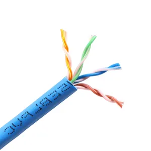 Factory Outdoor Indoor 5E Ethernet Network Utp Cable 305M Roll Box CMP CMR CMX Customized lan cable up cat5e bc 305m