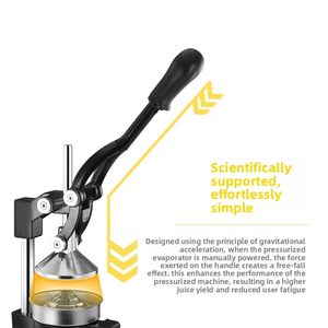 उच्च शक्ति संक्षारण प्रतिरोध मैनुअल जूसर उन्नत कच्चा लोहा वैज्ञानिक समर्थन पोल घर फल सब्जी उपकरण के लिए - Product Image 3